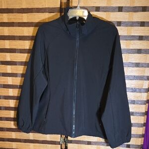 NWOT! Calvin Klein Thermal Lined Black Soft Shell  Jacket with Red Accents